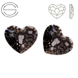 2808 MM 10 Swarovski Heart FB BLACK PATINA BLAPA F