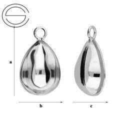 KK-121/14 Krawatka do wklejania 4320 14mm Srebro 925 /gram