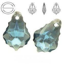 6090 MM 16 Swarovski Baroque AQUAMARINE SAT
