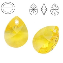 6128 MM 10 Swarovski Mini Pear LIGHT TOPAZ