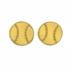 SZT-263 Silver stud earrings BASKETBALL - SILVER 925