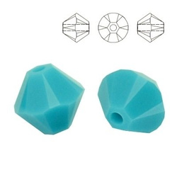 5328 MM 6 Swarovski XILION Bicone TURQUOISE