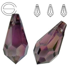 6000 MM 15 x 7,5 Swarovski Drop LILAC SHADOW LISH