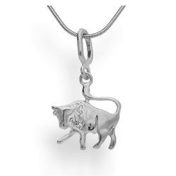 Srebrna zawieszka - ZODIAK - Byk - pr. 925