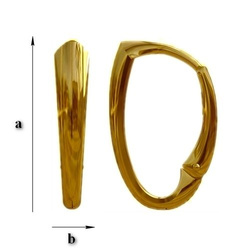 SVZ-07 Bigle do podwieszania Srebro 925 POZŁACANE