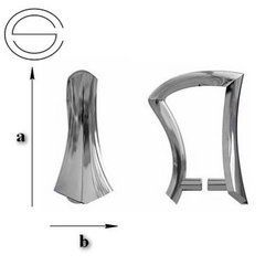 KSV-01 Krawatka do Swarovskiego Srebro 925
