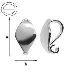 KWP-14 Krawatka Srebro 925 RODOWANE