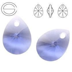 6128 MM 10 Swarovski Mini Pear TANZANITE