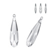 6533 MM 23 Swarovski Raindrop CRYSTAL RHOD