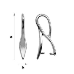 KW-06 Krawatka do Swarovskiego Srebro 925 /gram