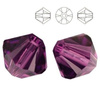 5328 MM 4 Swarovski XILION Bicone AMETHYST