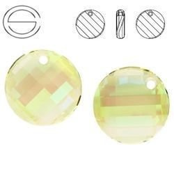 6621 MM 28 Swarovski Twist LUMINOUS GREEN LUMG