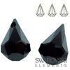 6022 MM 14 Swarovski Raindrop JET