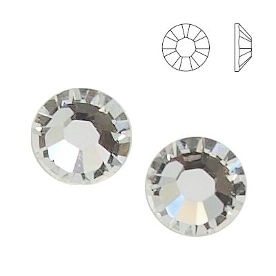 SWAROVSKI XIRIUS ROSE2088 カラー：Crystal Swarovski-Hotfix-Flat-Back-
