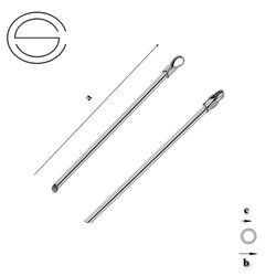 RPR-2/50 Rurka prosta 50 mm wykończona Srebro 925