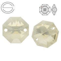 8116 MM 14 Swarovski Octagon SILVER SHADE SSHA