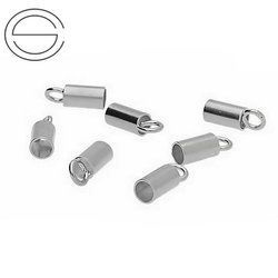 TWP-3 Zakończenie do rzemieni Srebro 925 RODOWANE