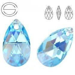 6106 MM 16 Swarovski Pear-shaped AQUAMARINE AB