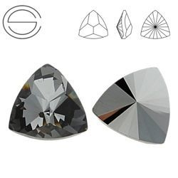 4799 MM 14 Swarovski Triangle SILVER NIGHT SINI