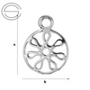 CHAP-149 Element do podwies. Srebro 925 RODOWANE