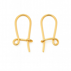 BZ-2 Snap Earrings - Sterling Silver 925 Gold Plated