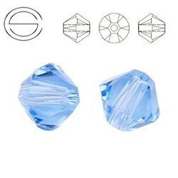 5328 MM 3 Swarovski XILION Bicone LIGHT SAPPHIRE