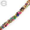 KN-RS-4,0 JAS IMP Natural stone - round smooth - IMPRESSION JASPER - Strand