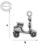 CHA-73 SKUTER Element do podwieszania Srebro 925