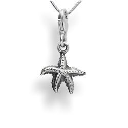 Srebrny charms- rozgwiazda