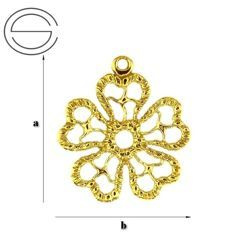 CHAZ-147 Element do podwies. Srebro 925 POZŁACANE