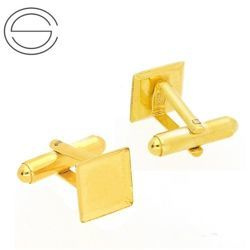 MTKZ-10 Cufflinks base Silver 925 GOLD PLATED