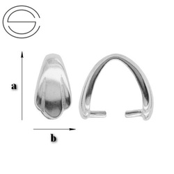 KW-012 Bail for Swarovski Silver 925