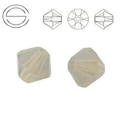 5328 MM 8 Swarovski XILION Bicone LIGHT GREY OPAL