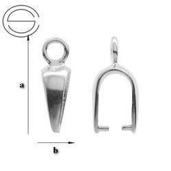 KK-5  Silver 925 Bail for Crystals from SWAROWSKI