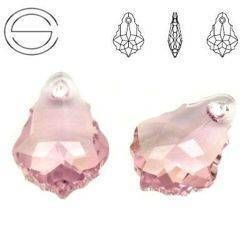 6090 MM 16 Swarovski Baroque LIGHT AMETHYST