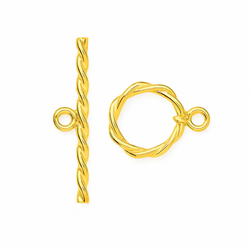 TOGZ-4 Zapięcie typu Toggle - Srebro 925 POZŁACANE