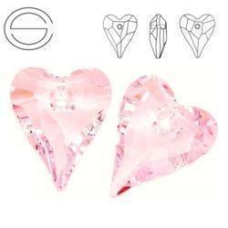 6240 MM 12 Swarovski Wild Heart LIGHT ROSE