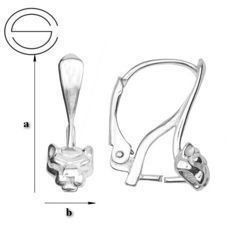 BA-67 Bigle angielskie tygrys / puma do Swarovskiego Srebro 925 /gram