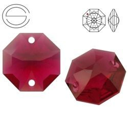 8116 MM 14 Swarovski STRASS Octagon BORDEAUX