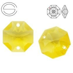 8116 MM 14 Swarovski STRASS Octagon LIGHT TOPAZ