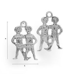 CHA-400 BLIŻNIAK zodiak do podwieszenia pr. 925