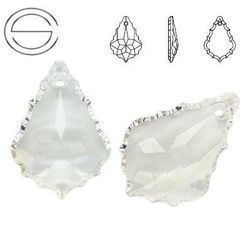 6091 MM 38 Swarovski Baroque Flat CRYSTAL
