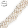 Natural pearl 6-7 mm - WHITE - Strand
