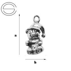 CHA-61 MIŚ Element do podwieszania Srebro 925