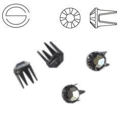 53301 SS 10 Swarovski Rose Pins CRYSTAL