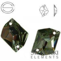 3265 MM 20 Swarovski Cosmic Sew-on BLACK DIAMOND F