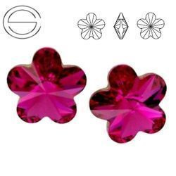 4744 MM 6 Swarovski Flower FUCHSIA F