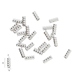 RKO-05 Rurka prosta - karbowana 5 mm Srebro 925