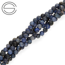 KN-RS-4,0 DUM Natural stone - round smooth - DUMORTIERITE - Strand
