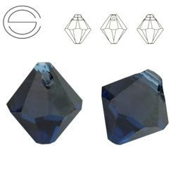 6328 MM 8 Swarovski XILION Bicone DARK INDIGO